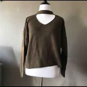 NWT LF Choker Knit Sweater